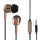 Słuchawka Thomson SŁUCHAWKI DOUSZNE THOMSON EAR3005BO Z MIK. Miedziane #